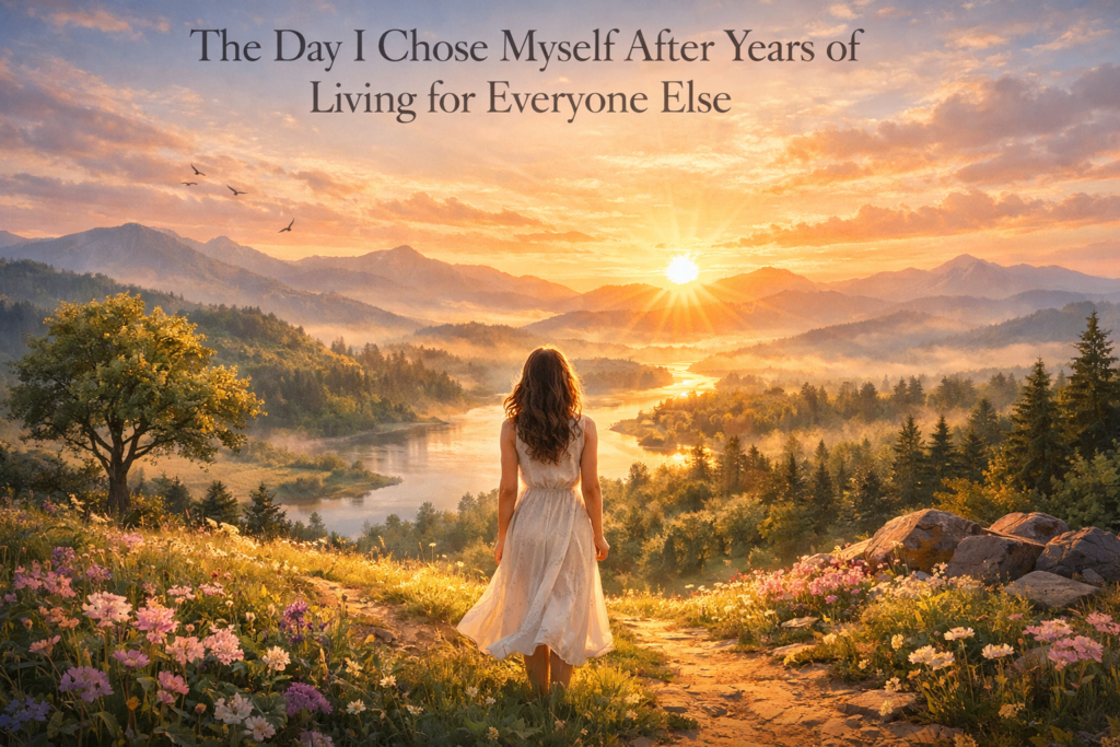 The Day I Chose Myself After Years