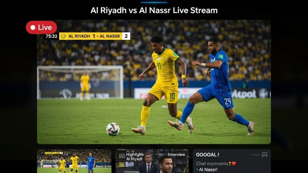 Al Riyadh Al Nassr Live Stream