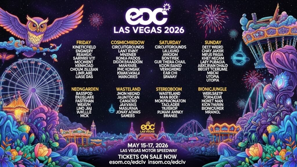 Edc lineup 2026 las vegas