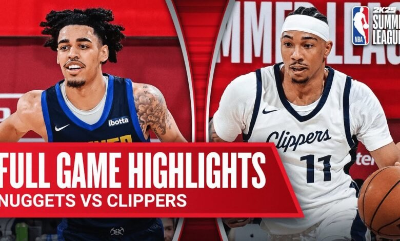 nuggets vs clippers highlights