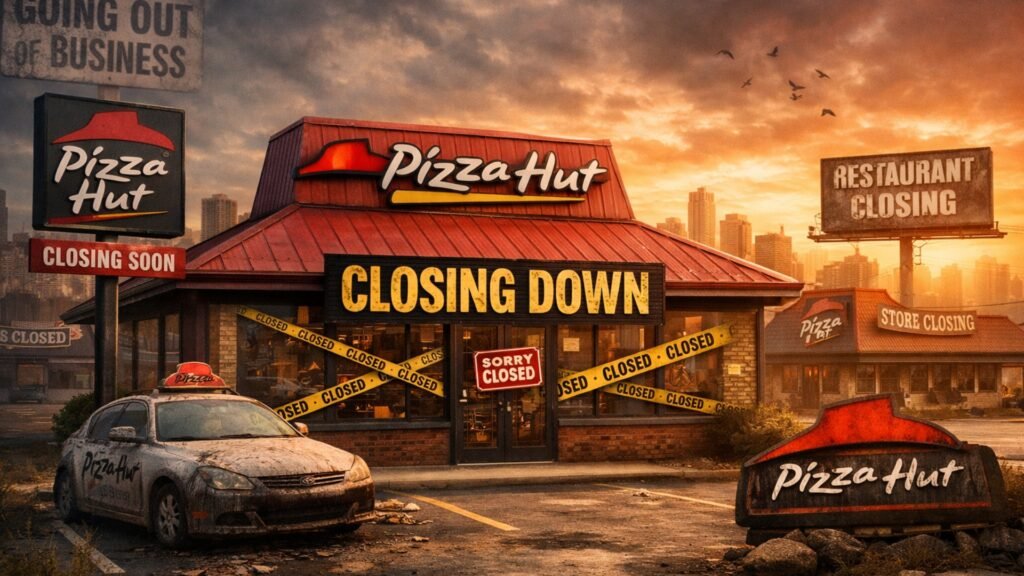 pizza hut restaurants closing