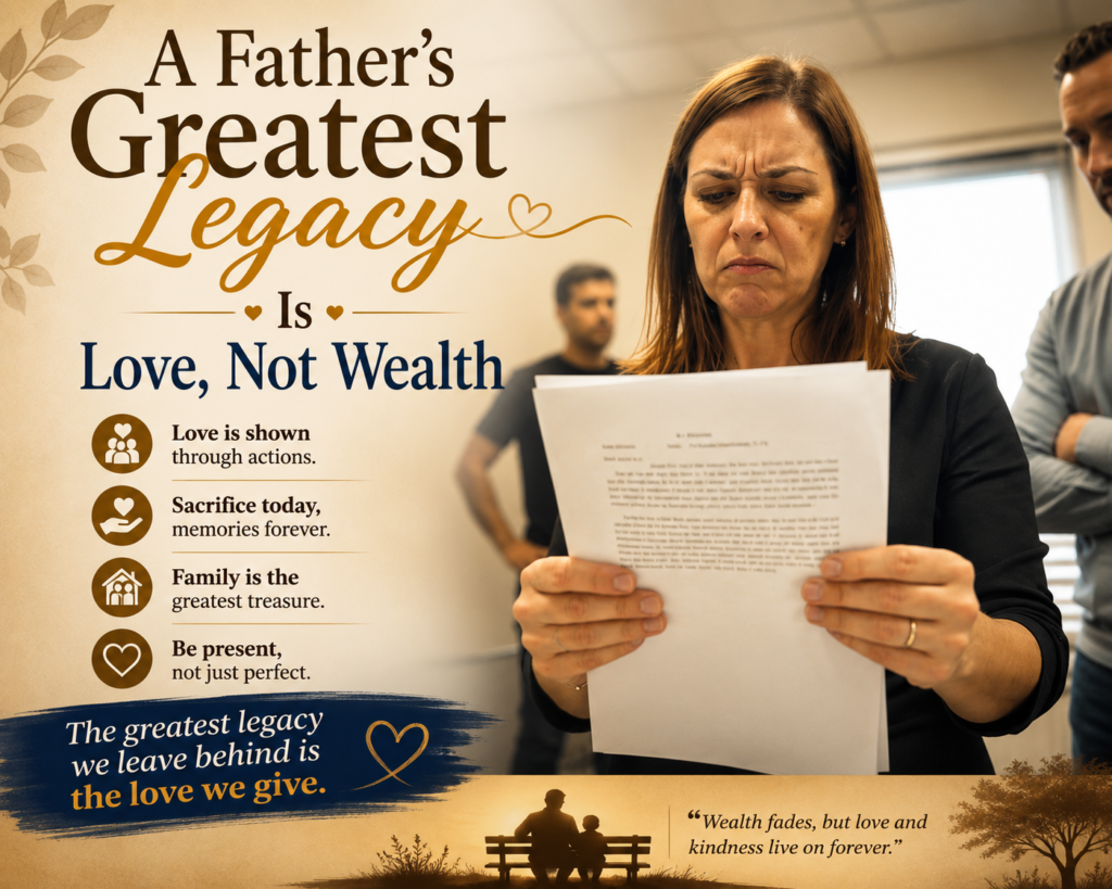 A Father's Greatest Legacy Is Love, Not Wealth