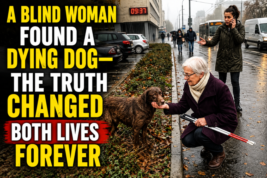 A Blind Woman Found a Dying Dog—The Truth Changed Both Lives Forever