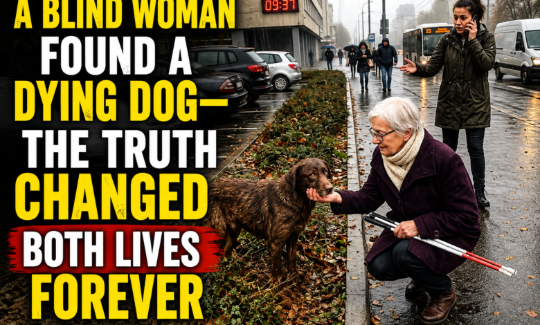A Blind Woman Found a Dying Dog—The Truth Changed Both Lives Forever